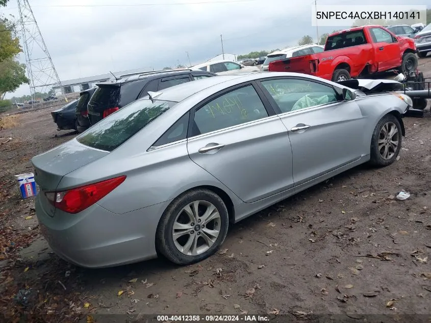 5NPEC4ACXBH140141 2011 Hyundai Sonata Limited