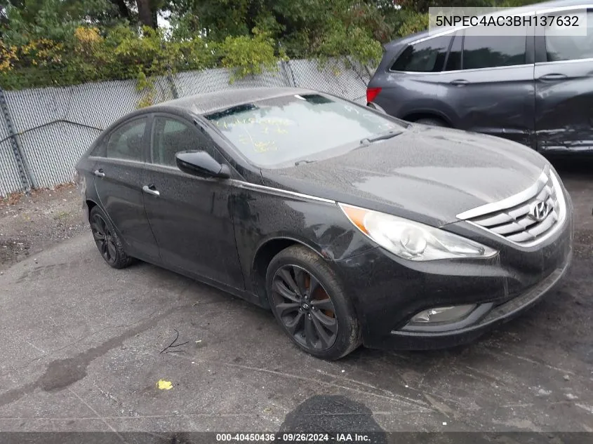 2011 Hyundai Sonata Se VIN: 5NPEC4AC3BH137632 Lot: 40450436