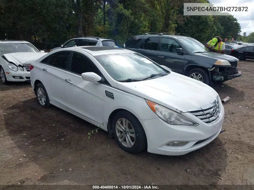 2011 Hyundai Sonata Limited VIN: 5NPEC4AC7BH272872 Lot: 40488014