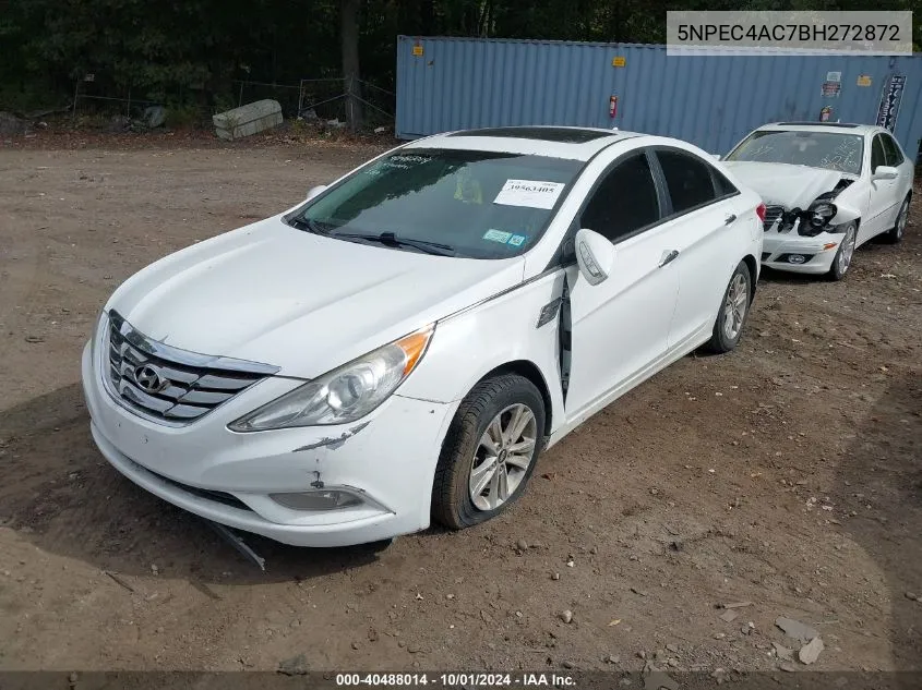 2011 Hyundai Sonata Limited VIN: 5NPEC4AC7BH272872 Lot: 40488014