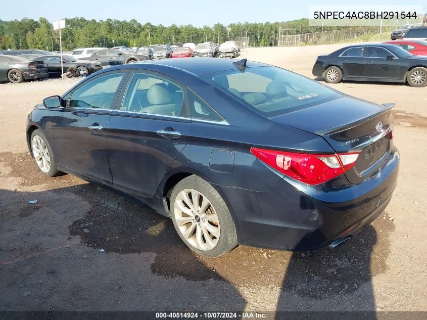 2011 Hyundai Sonata Se VIN: 5NPEC4AC8BH291544 Lot: 40514924