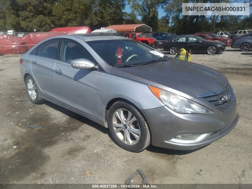 2011 Hyundai Sonata Limited VIN: 5NPEC4AC4BH000831 Lot: 40537256