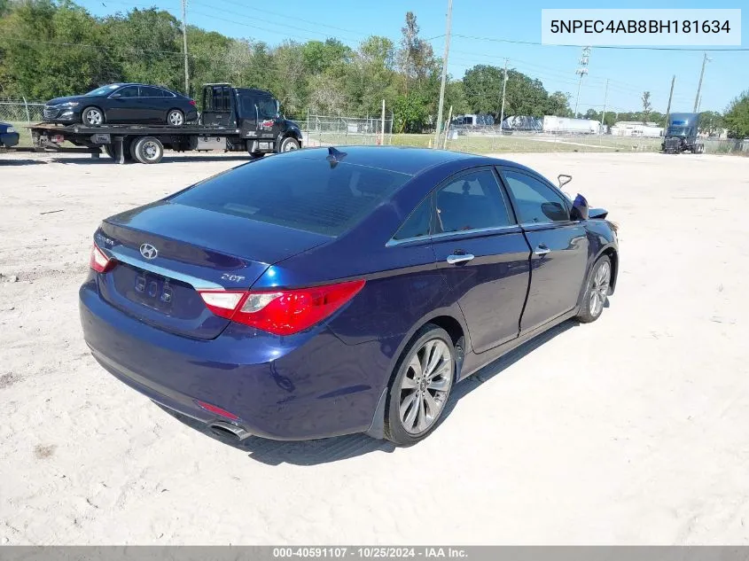 2011 Hyundai Sonata Se 2.0T VIN: 5NPEC4AB8BH181634 Lot: 40591107