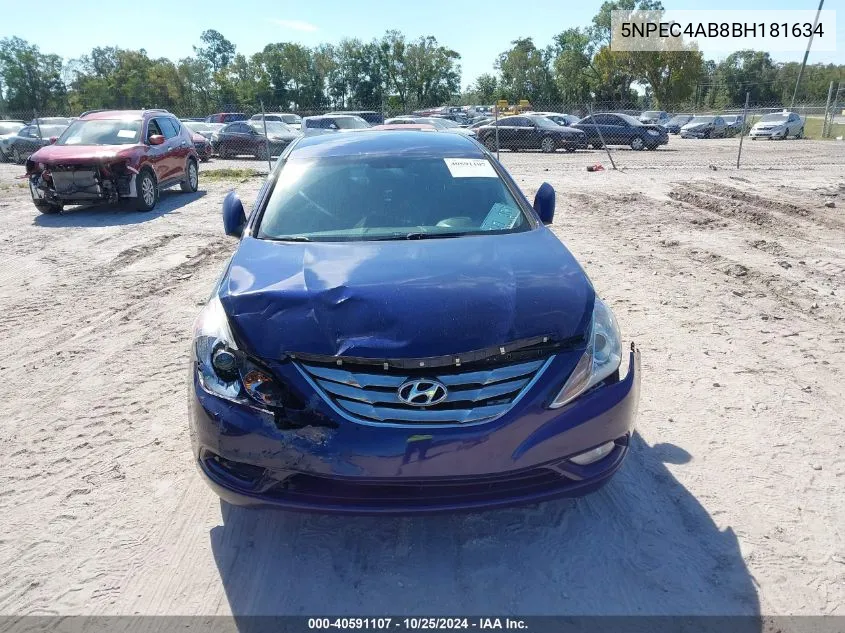 2011 Hyundai Sonata Se 2.0T VIN: 5NPEC4AB8BH181634 Lot: 40591107