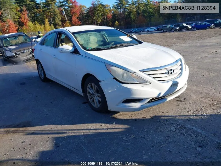 5NPEB4AC8BH128394 2011 Hyundai Sonata Gls