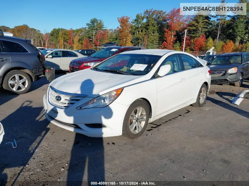 5NPEB4AC8BH128394 2011 Hyundai Sonata Gls