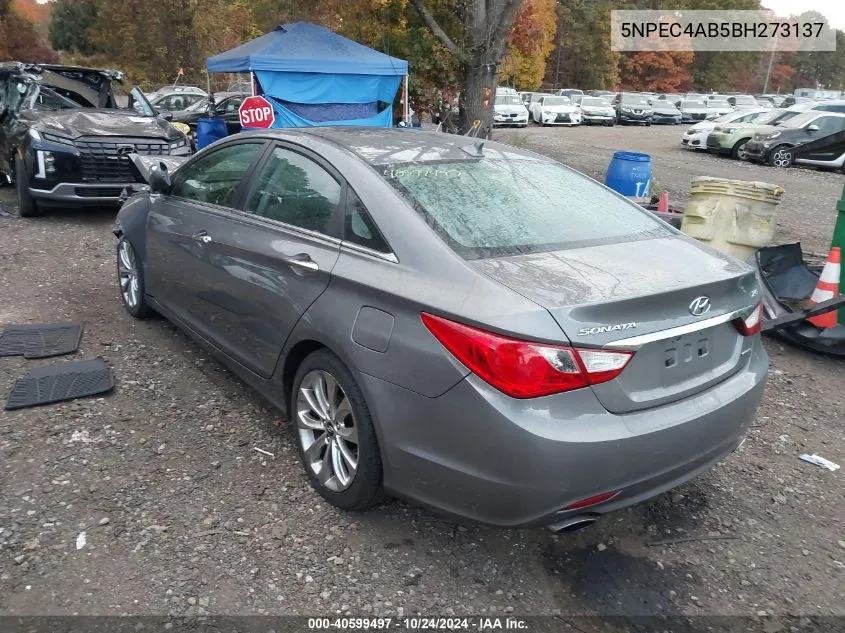 2011 Hyundai Sonata Se/Limited VIN: 5NPEC4AB5BH273137 Lot: 40599497