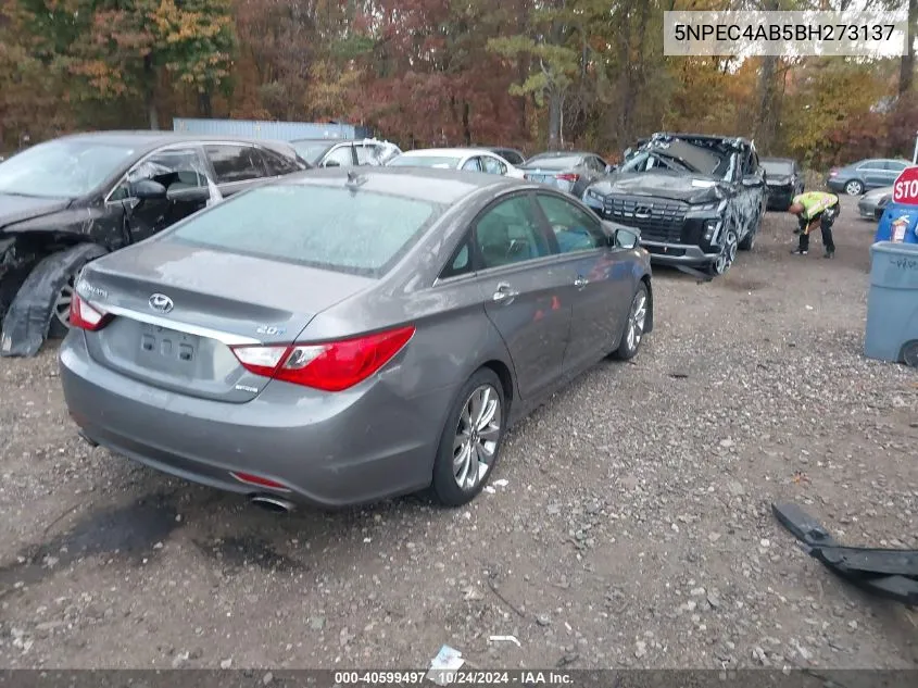 2011 Hyundai Sonata Se/Limited VIN: 5NPEC4AB5BH273137 Lot: 40599497