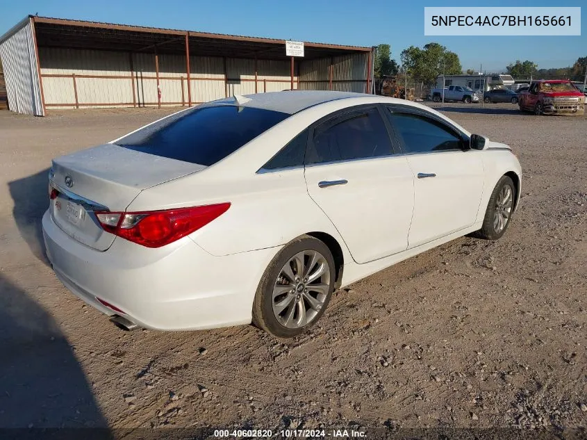 2011 Hyundai Sonata Se VIN: 5NPEC4AC7BH165661 Lot: 40602820