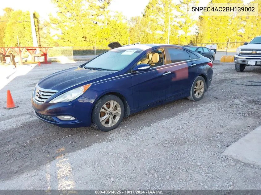 2011 Hyundai Sonata Limited VIN: 5NPEC4AC2BH139002 Lot: 40614025