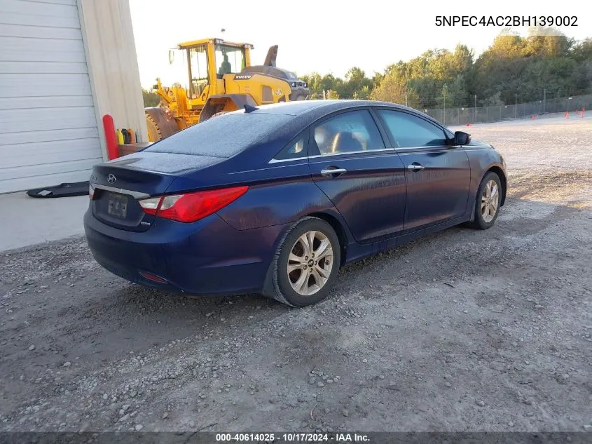 5NPEC4AC2BH139002 2011 Hyundai Sonata Limited