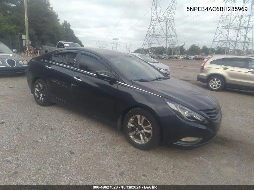 5NPEB4AC6BH285969 2011 Hyundai Sonata Gls