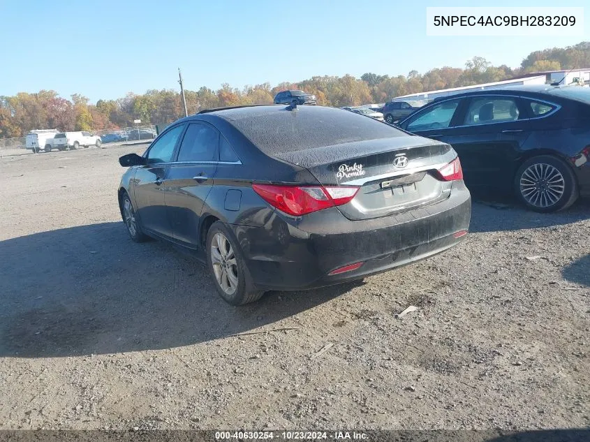 2011 Hyundai Sonata Limited VIN: 5NPEC4AC9BH283209 Lot: 40630254