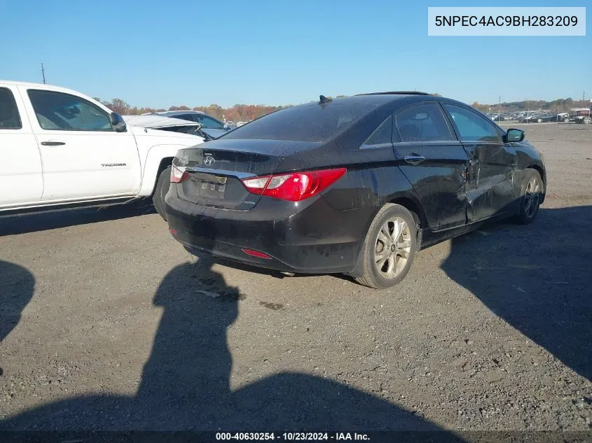 2011 Hyundai Sonata Limited VIN: 5NPEC4AC9BH283209 Lot: 40630254