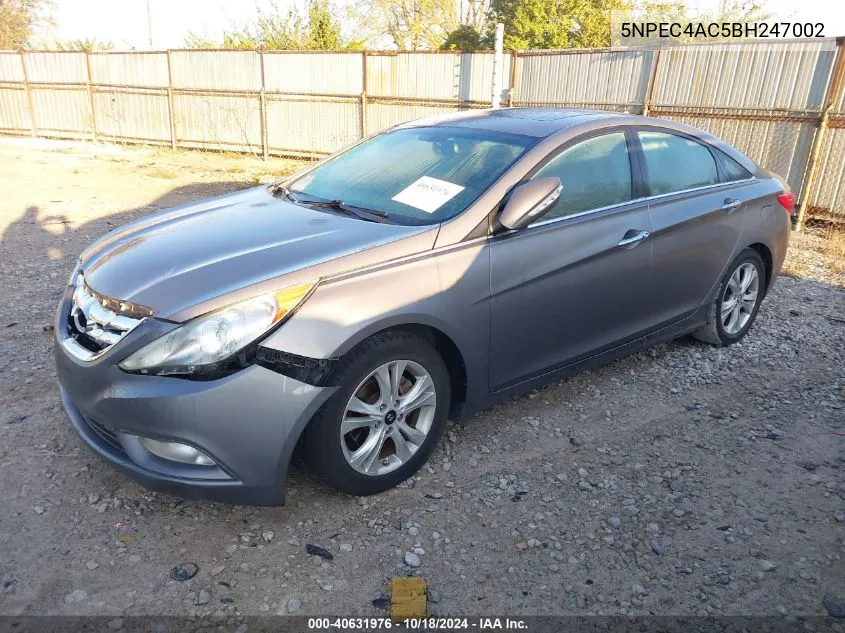 5NPEC4AC5BH247002 2011 Hyundai Sonata Limited