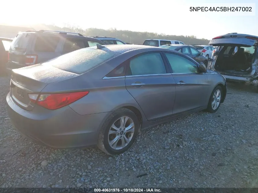 5NPEC4AC5BH247002 2011 Hyundai Sonata Limited