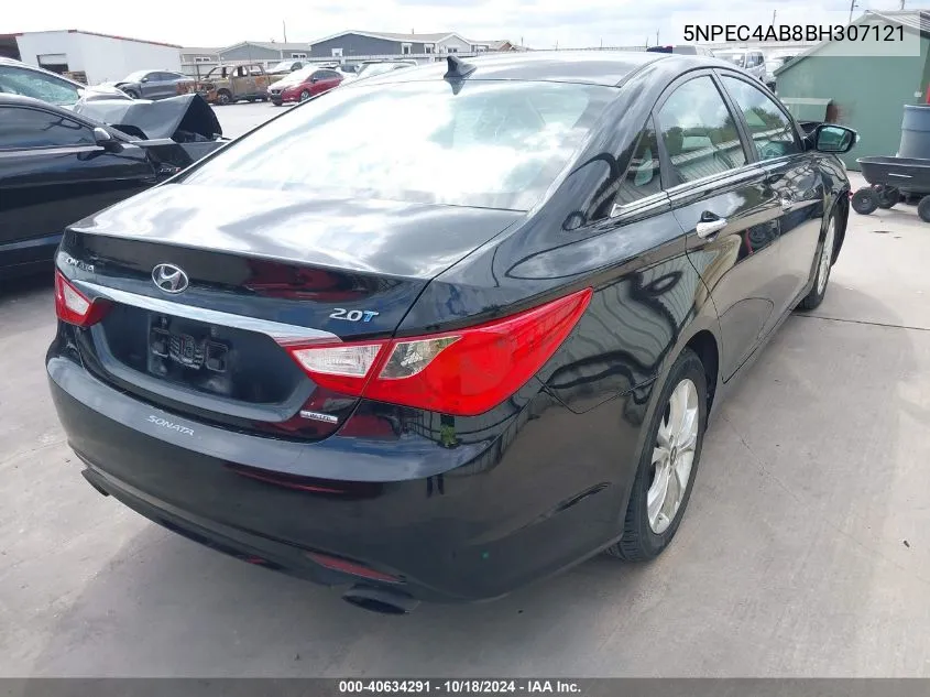 2011 Hyundai Sonata Limited 2.0T VIN: 5NPEC4AB8BH307121 Lot: 40634291