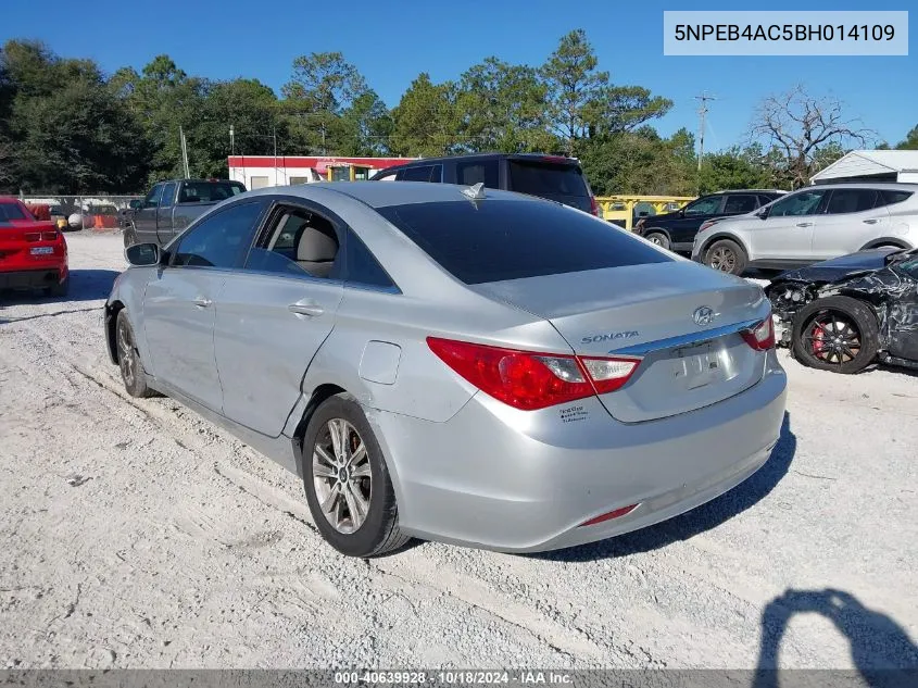 2011 Hyundai Sonata Gls VIN: 5NPEB4AC5BH014109 Lot: 40639928