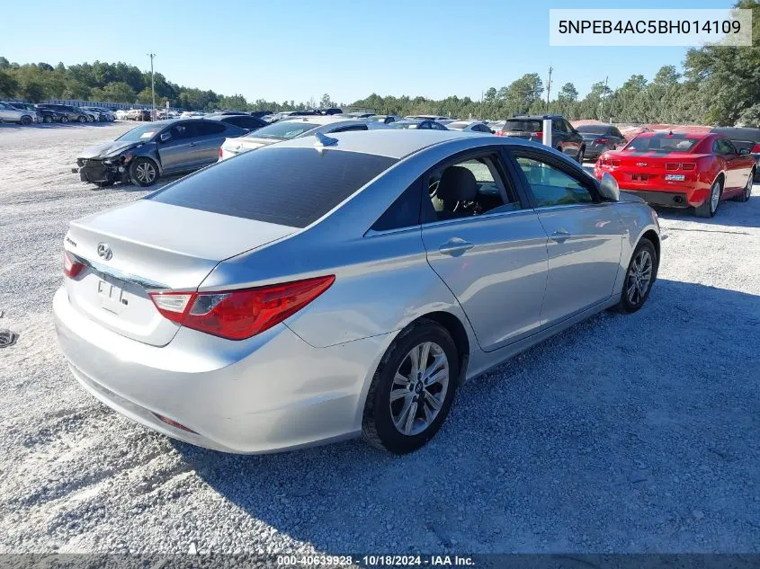 2011 Hyundai Sonata Gls VIN: 5NPEB4AC5BH014109 Lot: 40639928