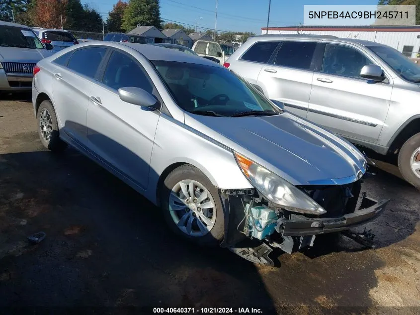 2011 Hyundai Sonata Gls VIN: 5NPEB4AC9BH245711 Lot: 40640371