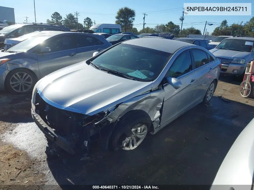 2011 Hyundai Sonata Gls VIN: 5NPEB4AC9BH245711 Lot: 40640371