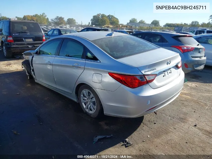 5NPEB4AC9BH245711 2011 Hyundai Sonata Gls