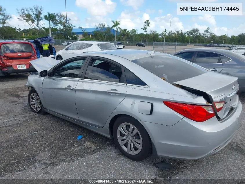 2011 Hyundai Sonata Gls VIN: 5NPEB4AC9BH174445 Lot: 40641403