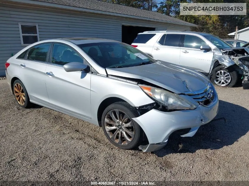 5NPEC4AC4BH034753 2011 Hyundai Sonata Se