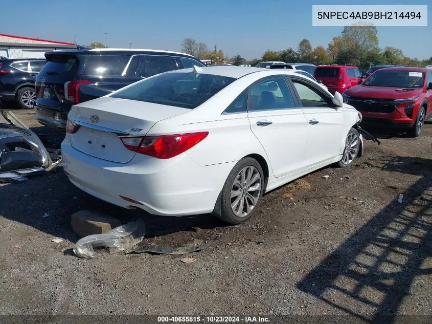 5NPEC4AB9BH214494 2011 Hyundai Sonata Se 2.0T