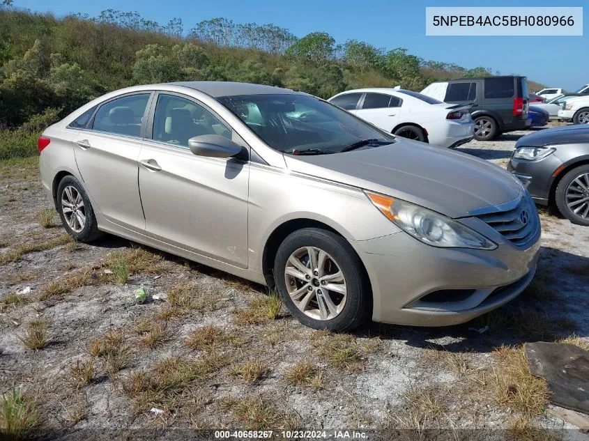 5NPEB4AC5BH080966 2011 Hyundai Sonata Gls