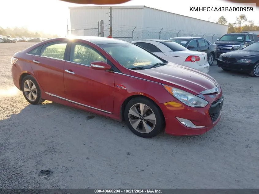 KMHEC4A43BA000959 2011 Hyundai Sonata Hybrid Hybrid