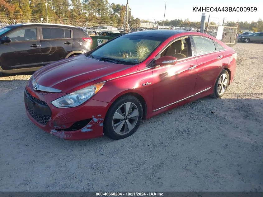 KMHEC4A43BA000959 2011 Hyundai Sonata Hybrid Hybrid