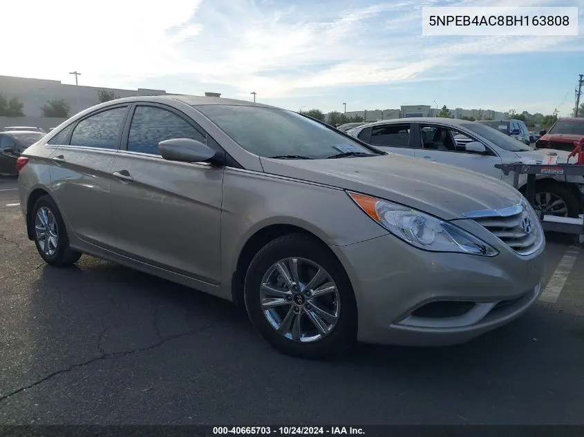 2011 Hyundai Sonata Gls VIN: 5NPEB4AC8BH163808 Lot: 40665703