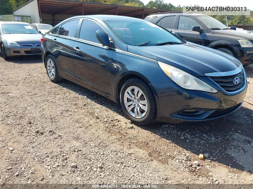 2011 Hyundai Sonata Gls VIN: 5NPEB4AC7BH030313 Lot: 40684773