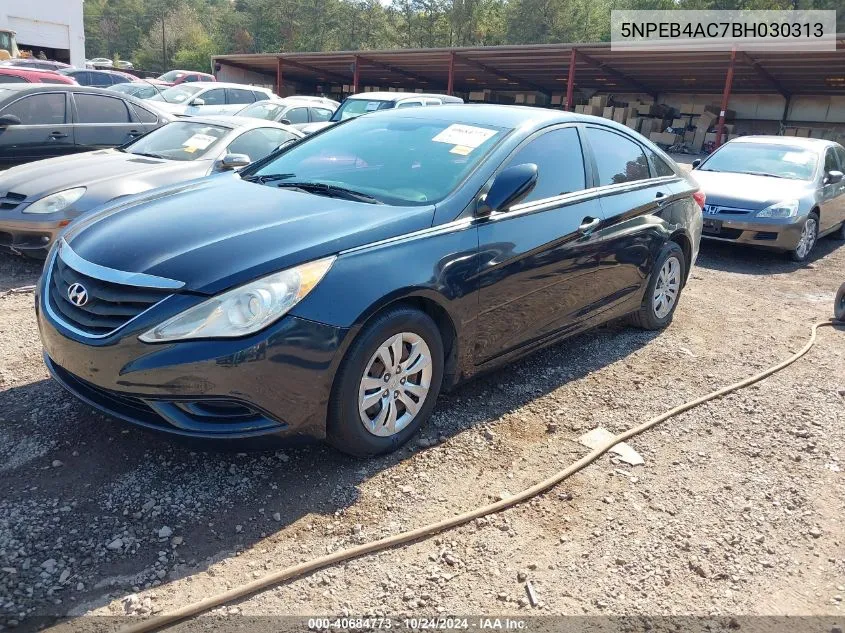 2011 Hyundai Sonata Gls VIN: 5NPEB4AC7BH030313 Lot: 40684773