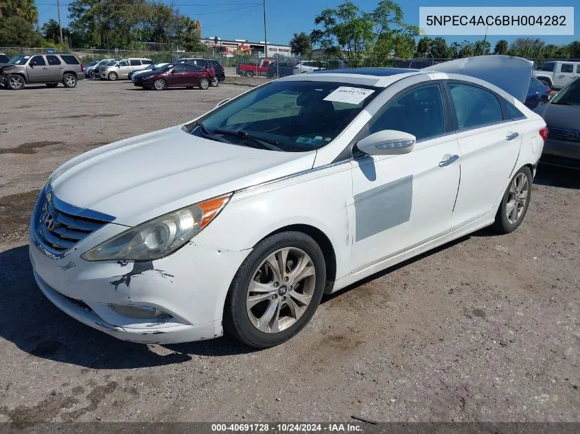 2011 Hyundai Sonata Limited VIN: 5NPEC4AC6BH004282 Lot: 40691728