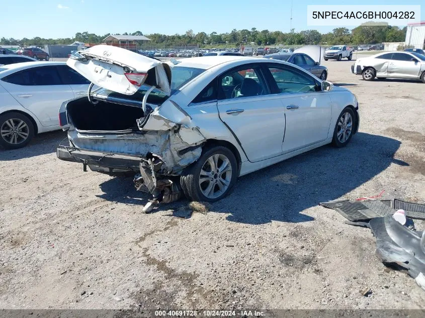 2011 Hyundai Sonata Limited VIN: 5NPEC4AC6BH004282 Lot: 40691728