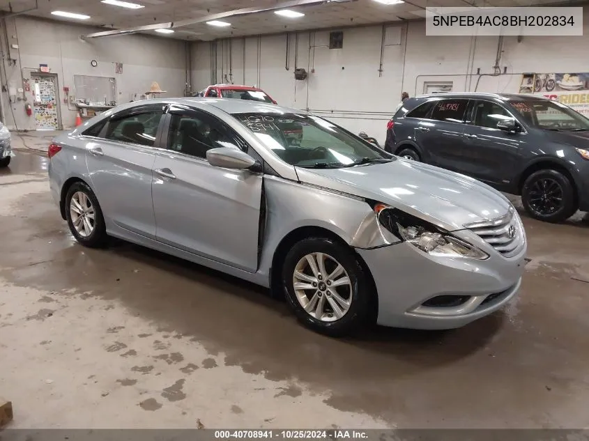 2011 Hyundai Sonata Gls VIN: 5NPEB4AC8BH202834 Lot: 40708941