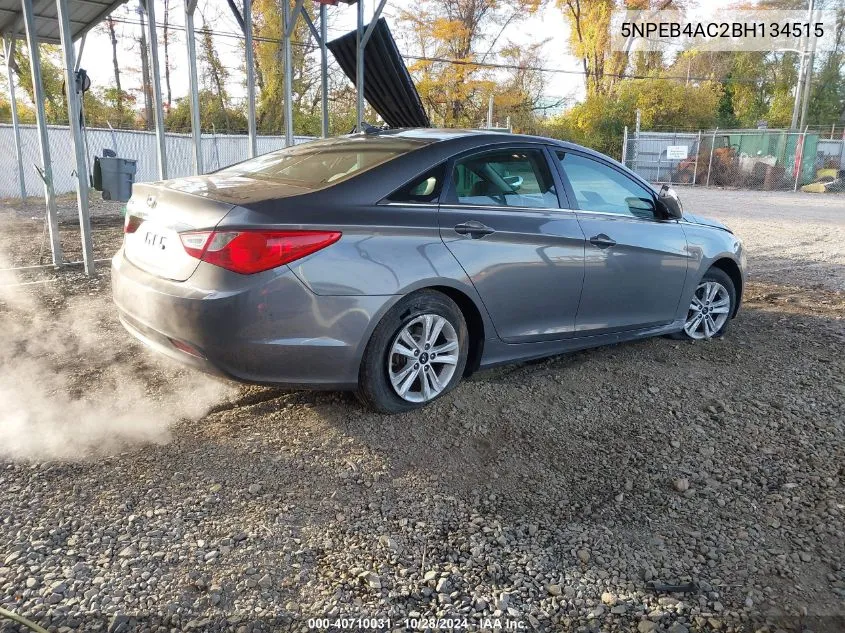 2011 Hyundai Sonata Gls VIN: 5NPEB4AC2BH134515 Lot: 40710031