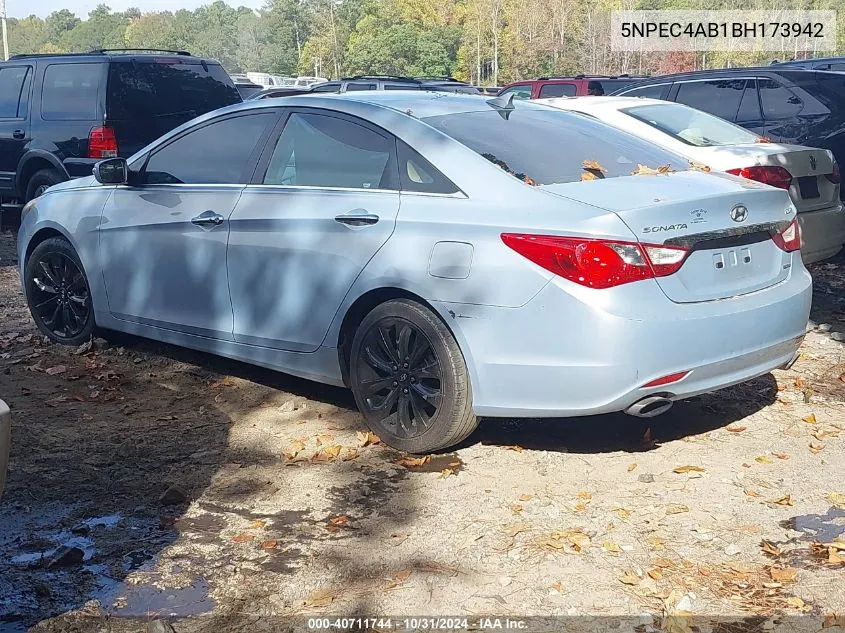 2011 Hyundai Sonata Limited 2.0T VIN: 5NPEC4AB1BH173942 Lot: 40711744