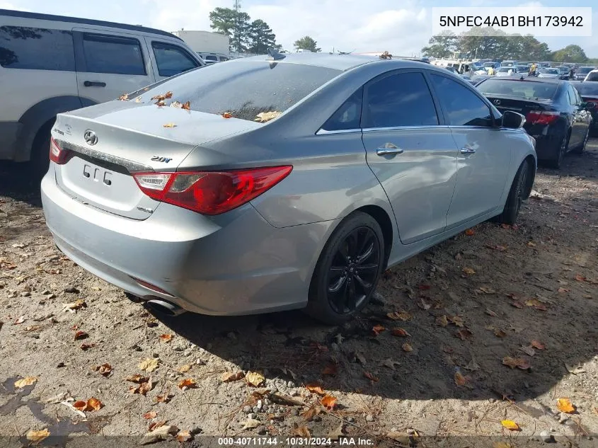 2011 Hyundai Sonata Limited 2.0T VIN: 5NPEC4AB1BH173942 Lot: 40711744