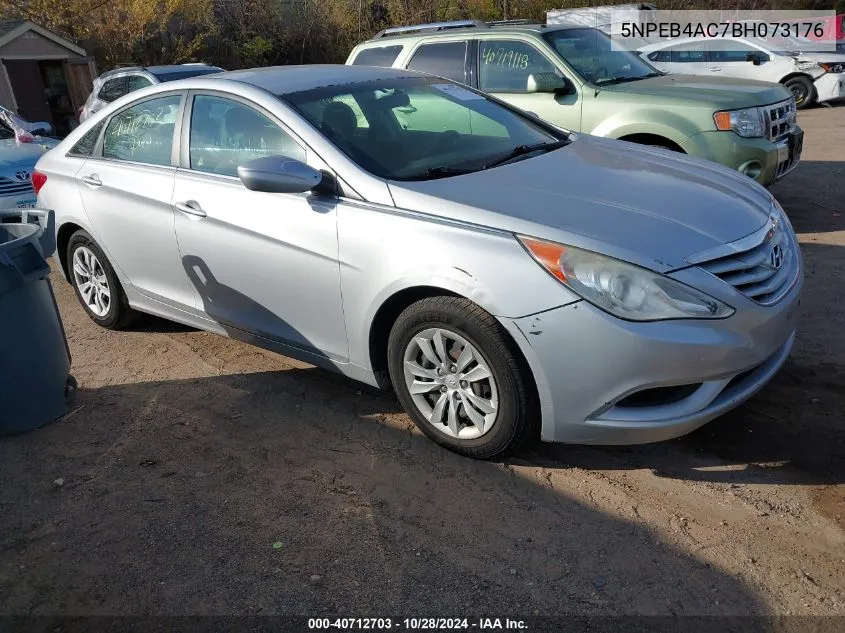 2011 Hyundai Sonata Gls VIN: 5NPEB4AC7BH073176 Lot: 40712703