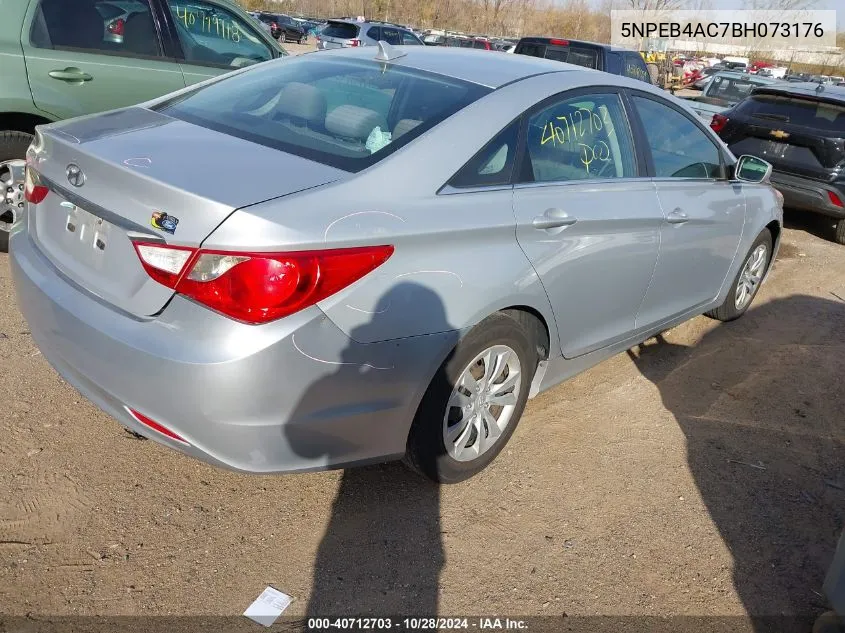 2011 Hyundai Sonata Gls VIN: 5NPEB4AC7BH073176 Lot: 40712703