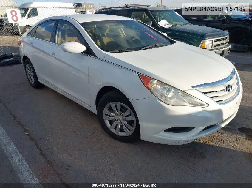 2011 Hyundai Sonata Gls VIN: 5NPEB4AC9BH157189 Lot: 40715277