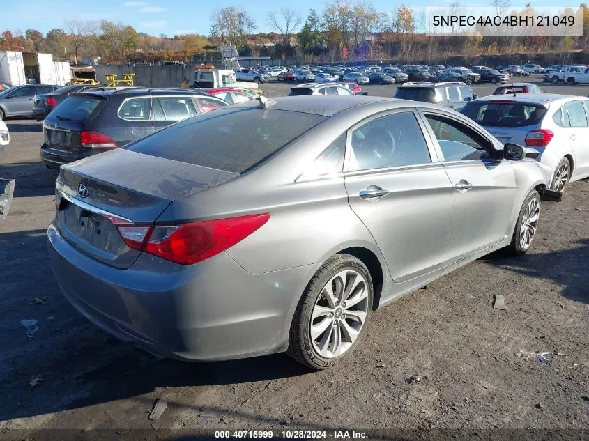 2011 Hyundai Sonata Se VIN: 5NPEC4AC4BH121049 Lot: 40715999