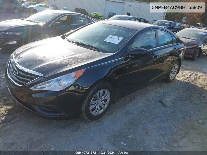 2011 Hyundai Sonata Gls VIN: 5NPEB4AC9BH165809 Lot: 40721772