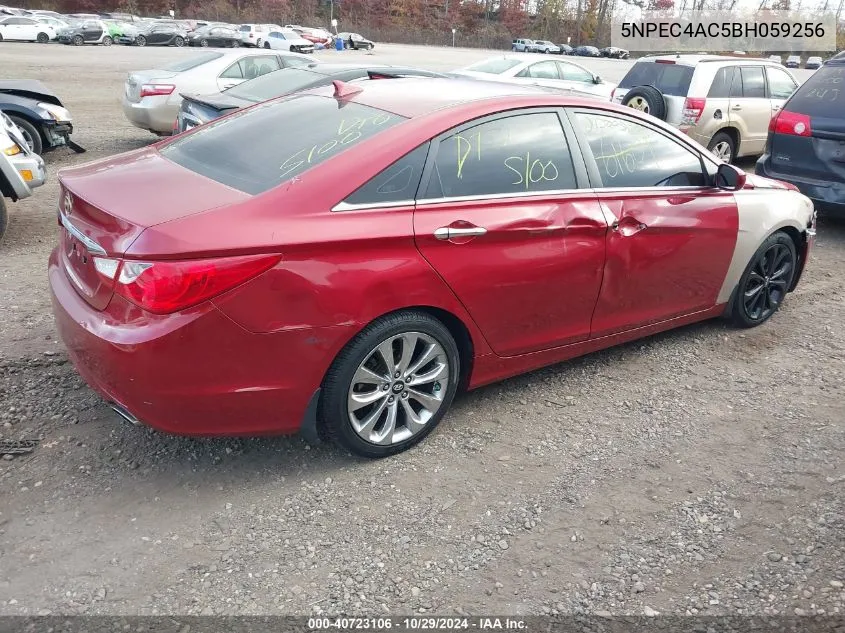 2011 Hyundai Sonata Se VIN: 5NPEC4AC5BH059256 Lot: 40723106