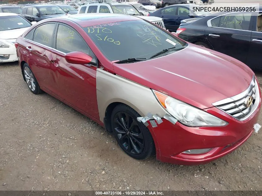 2011 Hyundai Sonata Se VIN: 5NPEC4AC5BH059256 Lot: 40723106