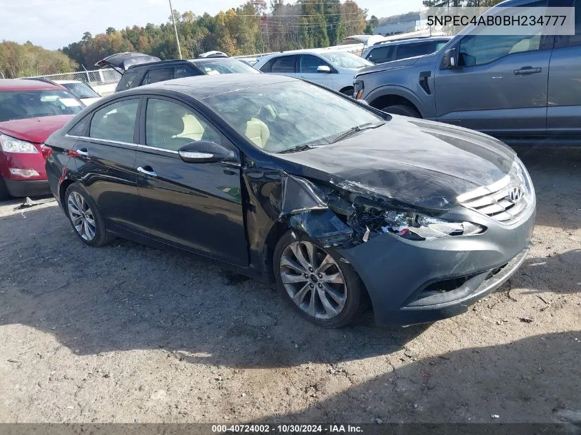 2011 Hyundai Sonata Limited 2.0T VIN: 5NPEC4AB0BH234777 Lot: 40724002