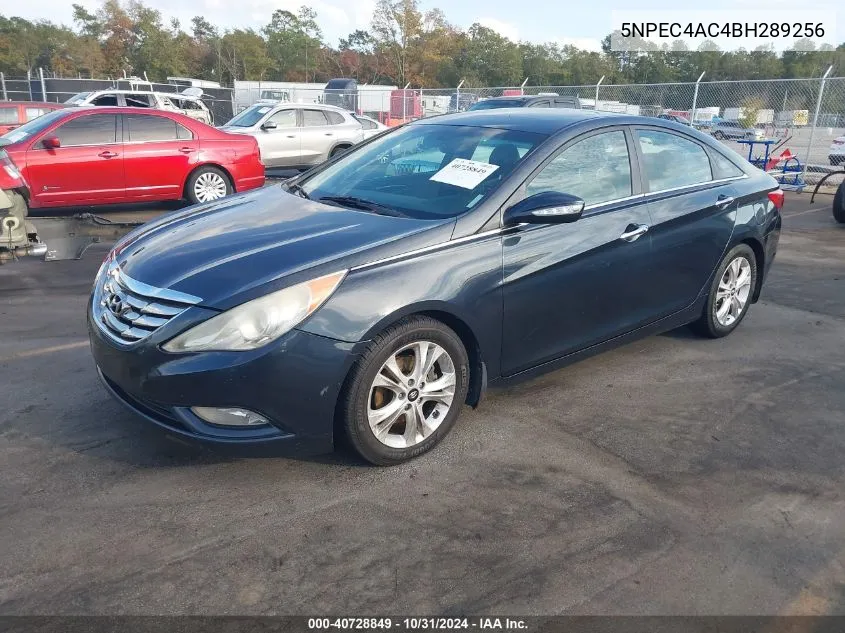 2011 Hyundai Sonata Limited VIN: 5NPEC4AC4BH289256 Lot: 40728849